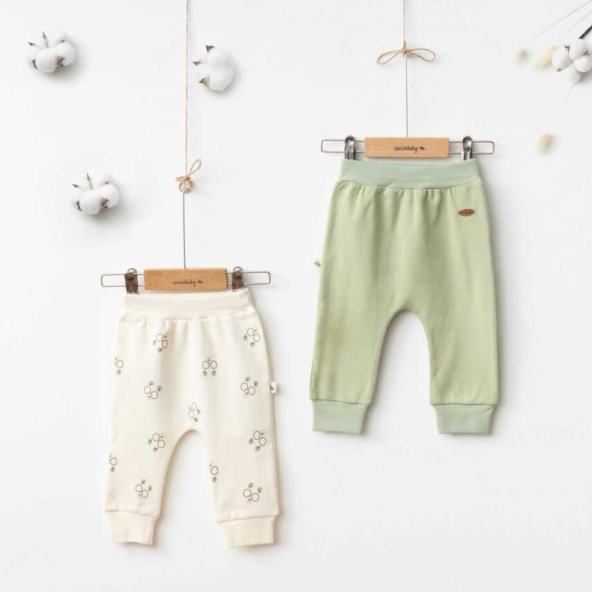 Bear Hugs Manşetli Pantalon (2 Lİ SET) - 4