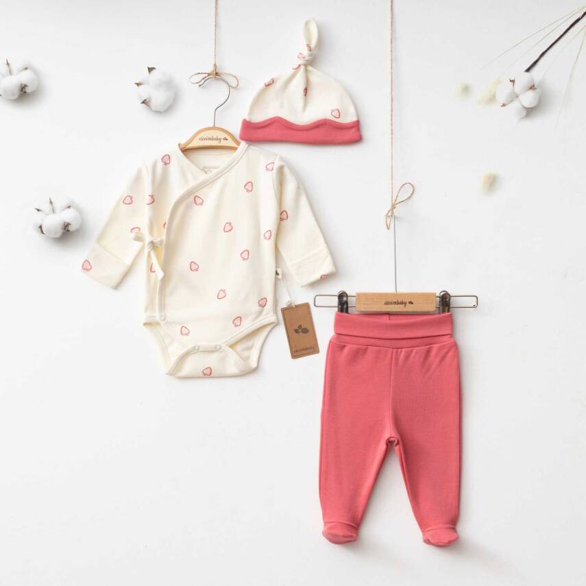 MY STRAWBERRY GİRL KRUVAZE 3 LÜ SET - 1