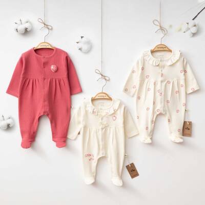 MY STRAWBERRY GİRL PATİKLİ TULUM ( 3 LÜ SET ) - 1