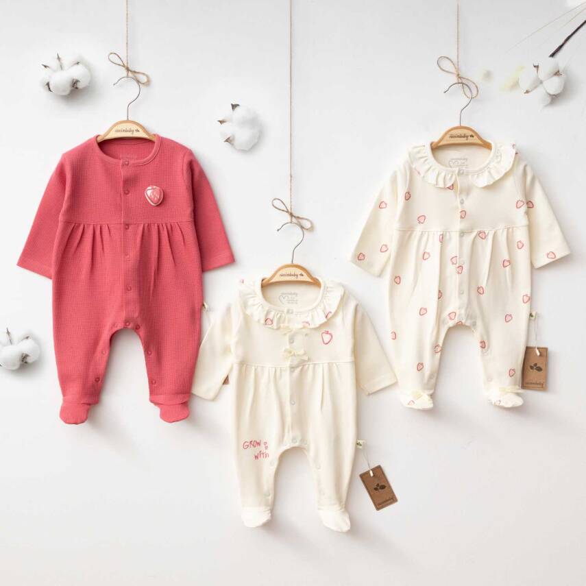 MY STRAWBERRY GİRL PATİKLİ TULUM ( 3 LÜ SET ) - 1